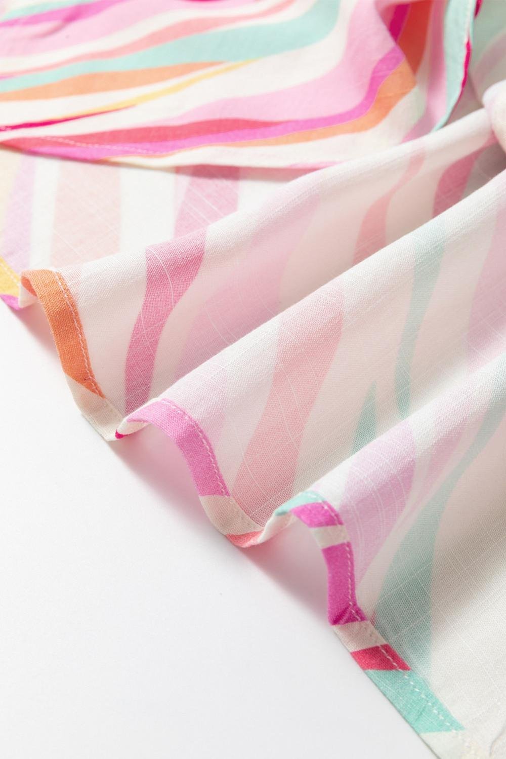 Blouses | Women Multicolour Abstract Print High Low Blouse