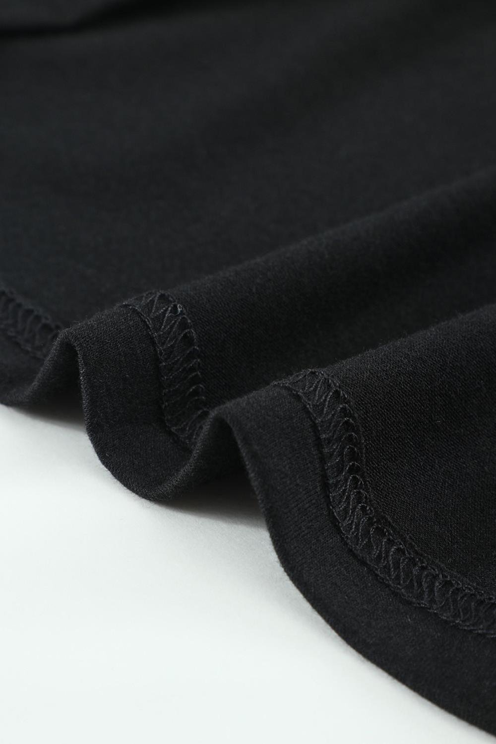 Sleeveless Tops | Women Black Solid Color Basic Crew Neck Tank Top