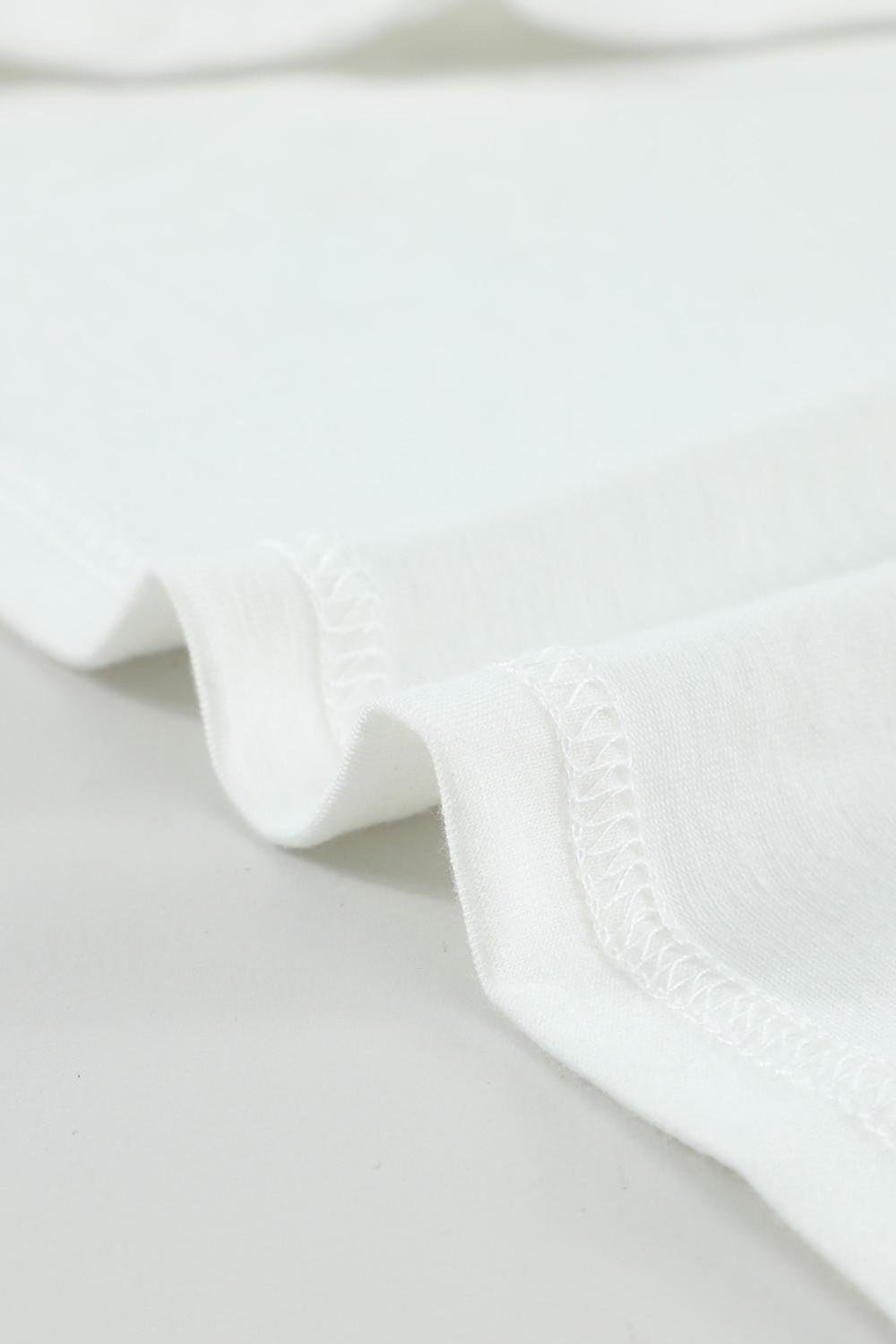 Sleeveless Tops | Women White Solid Color Basic Crew Neck Tank